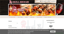 Desktop Screenshot of grillshop.sk