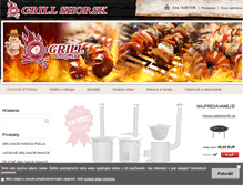 Tablet Screenshot of grillshop.sk